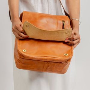 Sac à bandoulière de haute qualité, nouveau design, tendance, grande capacité, en cuir véritable souple, pour femmes - Product Image 5