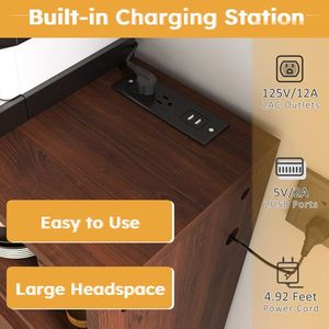 Multifunctional Folding Dining <b>Table</b> with <b>Wall</b> <b>Mounted</b> Sideboard & Storage for Small Apartment Living - Product Image 6