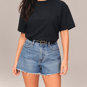 กางเกงยีนส์ขาสั้นเดนิมคุณภาพสูงสำหรับผู้หญิง กางเกงยีนส์ขาสั้นขาดๆ สไตล์ลำลองสำหรับฤดูร้อน แฟชั่นสตรีทสไตล์ กางเกงยีนส์ขาสั้นเดนิมสำหรับผู้หญิง - Product Image 6