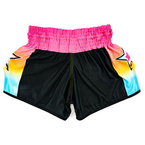 Shorts de Muay Thai para hombre, de alta calidad, ligeros, antiarrugas, cómodos, con logo/color personalizado. - Product Image 2