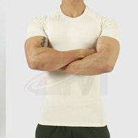 T-shirt de compression fitness confortable pour le sport, la course et les activités de plein air – T-shirt d'entraînement de compression pour homme