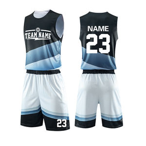 Ensembles d'uniformes de basketball respirants les plus vendus, fabriqués en 100 % polyester, uniformes sublimés de haute qualité pour les équipes adultes - Product Image 1