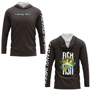 Sudadera Personalizada de Manga Larga para Hombre, Cuello Redondo, Impermeable, UPF 50, con Estampado por Transferencia de Calor, Ropa Transpirable para Pesca y Caza al Aire Libre - Product Image 2