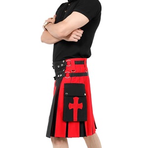 Kilt Escocés Tradicional Clásico de Alta Calidad para Hombre, en Tartán, de Poliéster, con Opciones Personalizables, Servicio OEM/ODM - Product Image 3