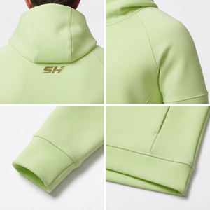 Sweat à capuche pour homme de qualité supérieure, coupe ample, doublure en polaire brossée douce, épais et confortable, épaules tombantes, prix de gros - Product Image 6