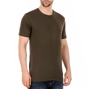 T-shirt uni 100 % coton tricoté, léger, respirant, séchage rapide, écologique, 180/220 GSM, le plus vendu, personnalisé, streetwear homme - Product Image 2