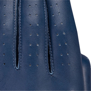 Guantes de Golf Unisex Personalizados de Piel de Oveja Suave de Primera Calidad, Antideslizantes, con Cierre de Gancho y Bucle, Color Azul Marino, Nuevo Diseño - Product Image 3