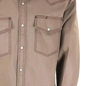 Custom Brand Fire Proof for 2 Safety 100% Cotton FR Twill <b>Welding</b> Workwear Long-sleeved Work <b>Shirt</b> - Product Image 5