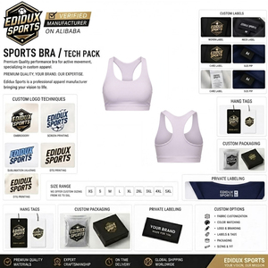Sujetador Deportivo Cómodo para Gimnasio, Sujetador Deportivo Personalizado para Mujer, Sujetador Deportivo sin Mangas de la Mejor Calidad - Product Image 5