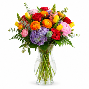 Jarrón Moderno de Vidrio Brillante con Forma Redonda para Exhibición de Flores, Diseño Ecológico, Decorativo, Nórdico, Minimalista para Bodas - Product Image 1