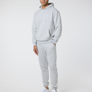 Men's Heavy Cotton Fleece Drop Shoulder Pullover <b>Hoodie</b> <b>Plain</b> Blank Warm Casual Tracksuit Jacket For Men's - Product Image 1