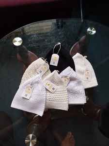 Chapeau de prière Kufi en coton premium pour hommes, broderie artisanale, ajustable, toutes saisons, design ethnique, BD Airflow, formel - Product Image 6