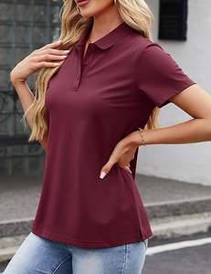 Polo de Golf de Secado Rápido para Mujer, Polo Personalizado de Manga Corta y Transpirable para Mujer - Product Image 3