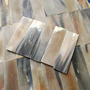 Plaquettes de couteau en corne de bœuf naturelle de qualité supérieure, matériau de manche multicolore pour la fabrication de couteaux, prix de gros - Product Image 2