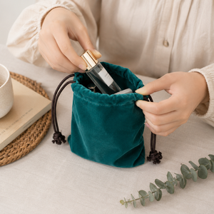 Premium Velvet <b>Drawstring</b> Jewelry Pouch Bag | Soft Gift Packaging Storage Case for Rings Earrings Necklaces <b>Bracelets</b> Coins - Product Image 4