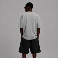 T-shirts Dirty Wash de luxe en coton lisse pour hommes, à manches courtes, avec un bon tombé, personnalisables, marque privée, qualité supérieure
