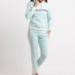 Ensemble de survêtement décontracté uni pour femme, ensemble deux pièces oversize, tenue d'entraînement et de jogging pour femme - Product Image 3