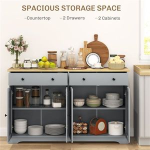 Mobile da Cucina in Legno Massello Stile Moderno, Rovere e MDF con Finitura in Melamina, Arredamento per Soggiorno - Product Image 1