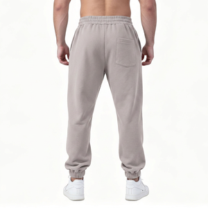 Pantalon de jogging en molleton personnalisé pour homme – Coupe ample et décontractée, taille mi-haute – Fabricant OEM/ODM - Product Image 2