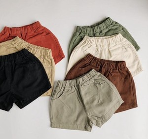 Pantalones Cortos Casuales de Secado Rápido para Bebés, 100% Algodón, Color Liso, Gran Venta - Product Image 2