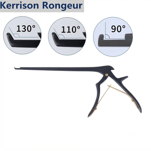 Rongeur Vertebral de 200 mm, 5 mm de Ancho, 90, 110, 130 Grados, Instrumento Quirúrgico Espinal, Herramienta Ortopédica Manual de Acero Inoxidable - Product Image 1