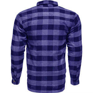 <b>Men's</b> Custom Windproof Printed CE Lvl 2 <b>Flannel</b> Motorcycle Riding Shacket - Product Image 2