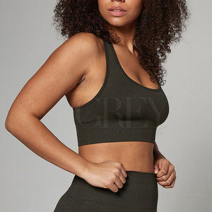 Soutien-gorge de sport de maintien optimal, respirant, écoresponsable, en Spandex/Nylon, avec bretelles réglables, soutien moyen, pour tous - Product Image 5