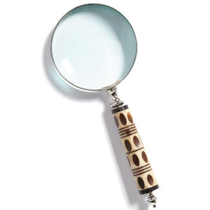 Loupe de lecture classique et pratique 3*3 avec poignée en résine, grossissement 3X/10X pour livres et journaux - Product Image 6