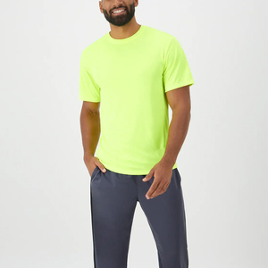 2025 Summer 230gsm Hot High Men Formal O-Neck <b>Silk</b> Screen Printed Custom Design 100% Cotton Anti-Pilling <b>T</b>-<b>Shirts</b> - Product Image 2