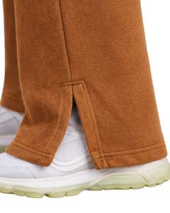 กางเกงวอร์มขายาวสีน้ำตาลสนิมสำหรับผู้หญิง เอวยางยืด มีเชือกผูก เอวหลวม ใส่สบาย ทรงตรง ผ้าเนื้อนุ่ม ใส่พักผ่อนได้ - Product Image 5