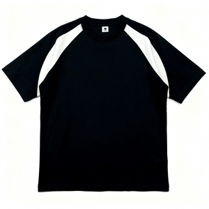 Camiseta de Manga Corta Blanca para Hombre, de Algodón Grueso, Corte Holgado, Color Sólido, Estilo Casual de Verano, con Opciones de Logotipo Personalizado - Product Image 3