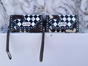 Cartera de Cuero Tallada a Mano con Diseño de Damasquera, Estuche para Teléfono, Cartera de Piel de Vacuno con Forro de Pelo, Cartera de Cuero Estilo Western Multiusos - Product Image 5