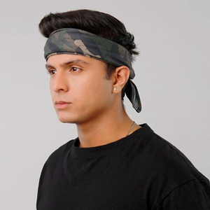 Bandana en coton réutilisable, foulard imprimé personnalisé, couvre-chef pour activités de plein air - Product Image 3