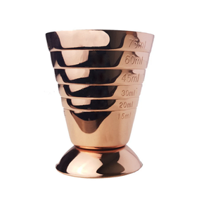 100%Copper <b>Beer</b> Jigger Glass Measuring Latest Pieces Copper Jigger Glass Hot Selling Mirror Polished Jigger Glass - Product Image 1