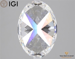 Diamant de laboratoire CVD de 4,00 carats, forme ovale, avec certificat IGI, couleur D, clarté VVS1, pour un design de bague moderne - Product Image 6
