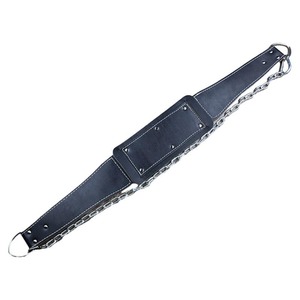 2026 Wholesale Custom Leather Dip Belt with <b>Chain</b> for Pull-Ups by Reliable Weightlifting Equipment Manufacturers in Pakistan - Product Image 3