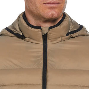 Men's Puffer Jacket Winter <b>Wind</b> <b>Breaker</b> Bomber Jacket Poly Filled Outwear Clothing Casual Quilted Jacket Long Sleeve - Product Image 3