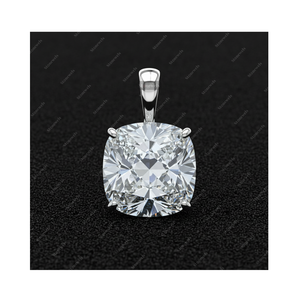 Colgantes y Dijes de Joyería Fina de Plata de Ley 925 Chapados en Oro con Diamantes Cultivados en Laboratorio de 1ct DEF VVS VS Certificados por GIA IGI, Regalos - Product Image 1