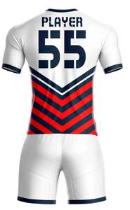Maillots de football personnalisés tendance : ensembles d'uniformes d'équipe, tenues d'entraînement, vente en gros, pas cher, réversibles, pour hommes, en petite quantité, pour le football - Product Image 3