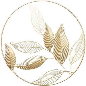 Nouveauté : Sculpture murale en fil métallique décorative, design moderne, motif floral, pour la maison, en fer, taille personnalisable - Product Image 4