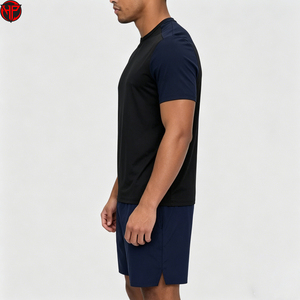 Nueva Llegada, Conjunto Deportivo de Verano para Hombre, Camiseta y Pantalones Cortos con Impresión Digital Personalizada, Conjunto Deportivo para Hombre al por Mayor - Product Image 3