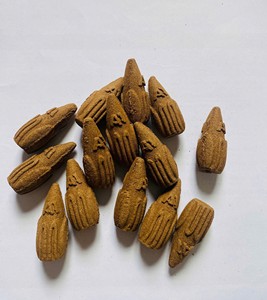 Artisan Organic Hand-made Eco-Friendly Agarwood <b>Cone</b> <b>Incense</b> 100% Pure Long Lasting Aroma Unique Carved Design - Product Image 1
