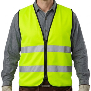 Gilet de travail haute visibilité au design le plus populaire, fabriqué avec un MOQ faible, fabrication professionnelle, gilet de travail haute visibilité avec plusieurs poches - Product Image 6