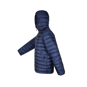 2026 Fabricant OEM Veste doudoune matelassée légère et isolée pour homme, à capuche, avec coutures apparentes, pour l'hiver, vêtement d'extérieur - Product Image 4