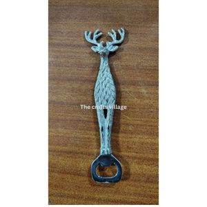 Abridor de Botellas Manual de Aleación de Zinc con Forma de Ciervo, Herramienta Metálica para Tapas de Cerveza, Vino y Bebidas, para el Hogar, Cocina y Fiestas - Product Image 5