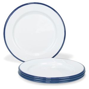 Elegante Plato Decorativo de Metal Esmaltado para Servir, Plato de Presentación para Hotel y Restaurante, Suministros Vintage para Decoración de Mesa de Boda - Product Image 5