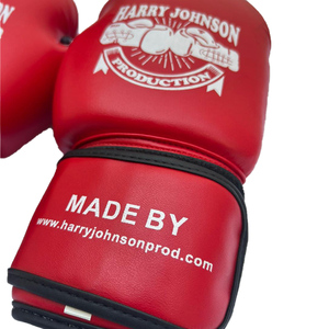 Harry Johnson Boxing <b>Gloves</b> Red Leather for Wrist Closure Unisex Adults Full Finger Breathable Training Gear 2026 Latest - Product Image 4