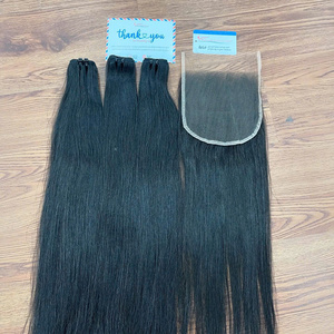 ขอบคุณผมดิบมัดตรงสำหรับต่อผมตรงในสต็อกผมตรงจากผู้ผลิตในเวียดนาม - Product Image 6