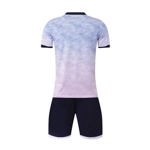 Uniforme de football imprimé en sérigraphie de haute qualité, unisexe, manches courtes, logo personnalisé pour la vente en gros, export, détaillants mondiaux - Product Image 2