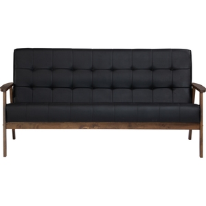 Affordable 3-Seater Fabric <b>Sofa</b> Solid Malaysian Oak <b>Frame</b> Triple Coach Budget-Friendly Modern Family Living Couch - Product Image 2